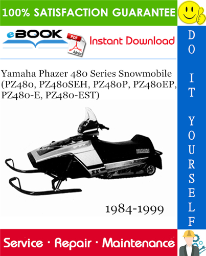 Thumbnail ☆☆ Best ☆☆ Yamaha Phazer 480 Series Snowmobile (PZ480, PZ480SEH, PZ480P, PZ480EP, PZ480-E, PZ480-EST) Service Repair Manual 1984-1999 Download