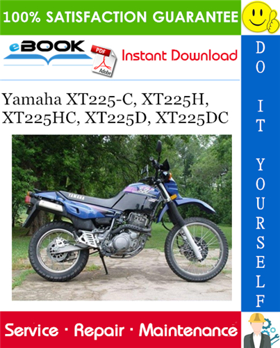 Thumbnail ☆☆ Best ☆☆ Yamaha XT225-C, XT225H, XT225HC, XT225D, XT225DC Motorcycle Service Repair Manual