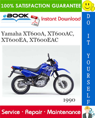 Thumbnail ☆☆ Best ☆☆ 1990 Yamaha XT600A, XT600AC, XT600EA, XT600EAC Motorcycle Service Repair Manual 