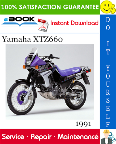 Thumbnail ☆☆ Best ☆☆ 1991 Yamaha XTZ660 Motorcycle Service Repair Manual 