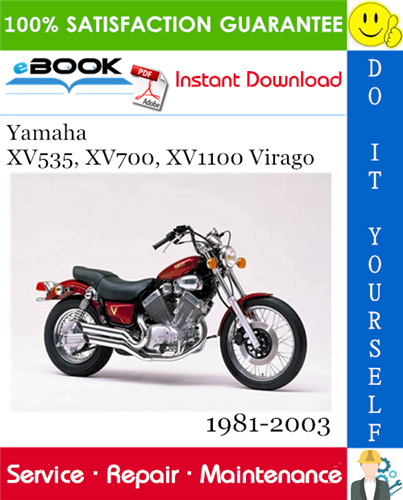 Thumbnail ☆☆ Best ☆☆ Yamaha XV535, XV700, XV1100 Virago Motorcycle Service Repair Manual 1981-2003 Download
