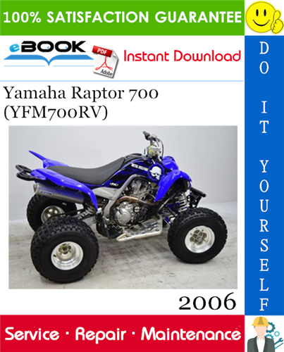 Thumbnail ☆☆ Best ☆☆ 2006 Yamaha Raptor 700 (YFM700RV) ATV Service Repair Manual