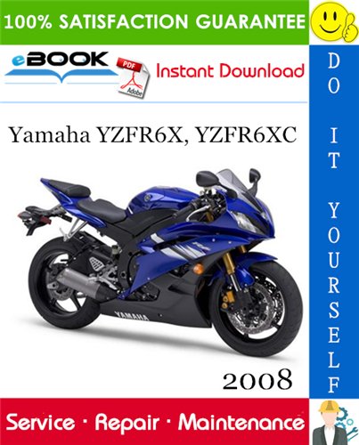 Thumbnail ☆☆ Best ☆☆ 2008 Yamaha YZFR6X, YZFR6XC Motorcycle Service Repair Manual 