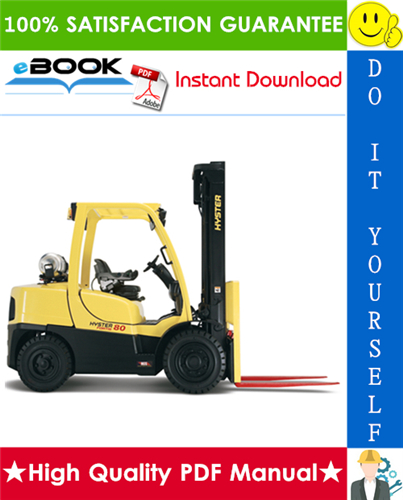 Thumbnail ☆☆ Best ☆☆ Hyster H80FT, H90FT, H100FT, H110FT, H120FT (R005) 4-Wheel Pneumatic Tire Lift Trucks Parts Manual