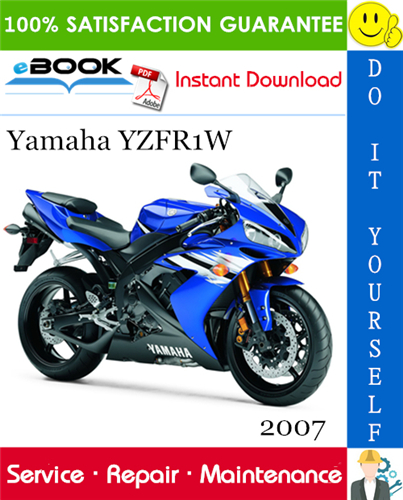 Thumbnail ☆☆ Best ☆☆ 2007 Yamaha YZFR1W Motorcycle Service Repair Manual