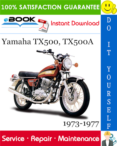 Thumbnail ☆☆ Best ☆☆ Yamaha TX500, TX500A Motorcycle Service Repair Manual 1973-1977 Download