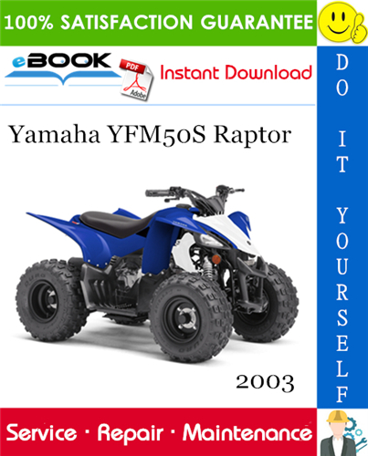 Thumbnail ☆☆ Best ☆☆ 2003 Yamaha YFM50S Raptor ATV Service Repair Manual 