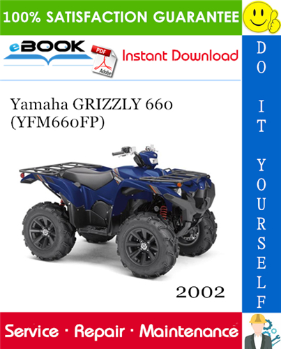 Thumbnail ☆☆ Best ☆☆ 2002 Yamaha GRIZZLY 660 (YFM660FP) ATV Service Repair Manual 
