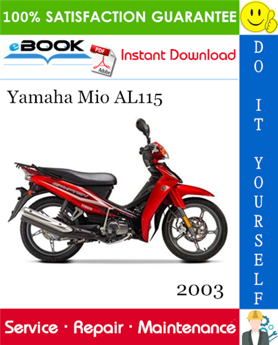 Thumbnail ☆☆ Best ☆☆ 2003 Yamaha Mio AL115 Scooter Service Repair Manual