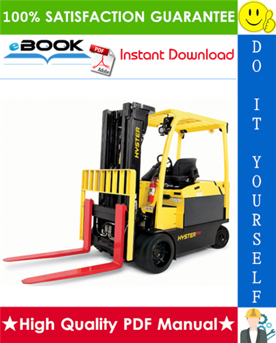 Thumbnail ☆☆ Best ☆☆ Hyster E80XN, E100XN, E100XNS, E120XN (A099) 4-Wheel Electric Forklift Trucks Service Repair Manual