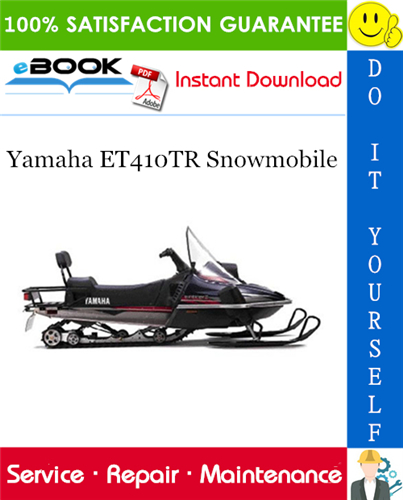 Thumbnail ☆☆ Best ☆☆ Yamaha ET410TR Snowmobile Service Repair Manual
