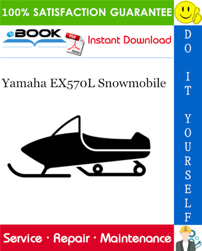 Thumbnail ☆☆ Best ☆☆ Yamaha EX570L Snowmobile Service Repair Manual