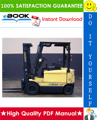 Thumbnail ☆☆ Best ☆☆ Hyster J40XM2, J50XM2, J60XM2 (A216) Electric Forklift Trucks Service Repair Manual