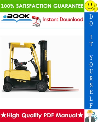 Thumbnail ☆☆ Best ☆☆ Hyster J40XM, J50XM, J60XM, J65XM (A216) Electric Forklift Trucks Service Repair Manual