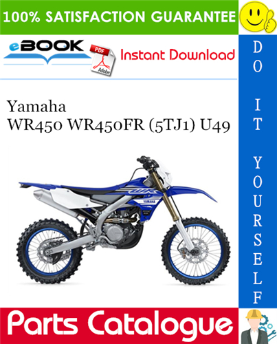 Thumbnail ☆☆ Best ☆☆ Yamaha WR450 WR450FR (5TJ1) U49 Parts Catalogue