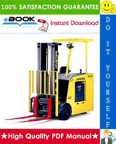 Thumbnail ☆☆ Best ☆☆ Hyster E45XN, E50XN, E55XN, E60XN, E65XN, E70XN (A268) 4-Wheel Electric Lift Trucks Service Repair Manual