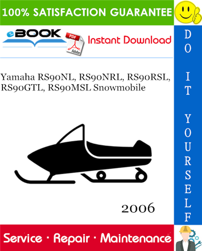 Thumbnail ☆☆ Best ☆☆ 2006 Yamaha RS90NL, RS90NRL, RS90RSL, RS90GTL, RS90MSL Snowmobile Supplementary Service Manual