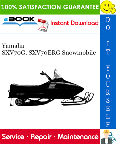 Thumbnail ☆☆ Best ☆☆ Yamaha SXV70G, SXV70ERG Snowmobile Supplementary Service Manual