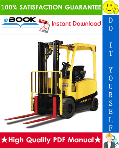 Thumbnail ☆☆ Best ☆☆ Hyster J45XN, J50XN, J60XN, J70XN (A276) 4-Wheel Electric Lift Trucks Service Repair Manual
