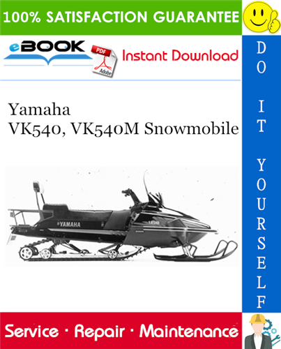 Thumbnail ☆☆ Best ☆☆ Yamaha VK540, VK540M Snowmobile Service Repair Manual