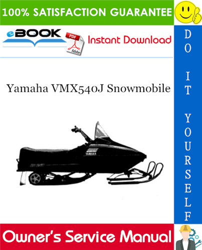 Thumbnail ☆☆ Best ☆☆ Yamaha VMX540J Snowmobile Owners Service Manual