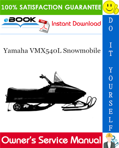 Thumbnail ☆☆ Best ☆☆ Yamaha VMX540L Snowmobile Owners Service Manual