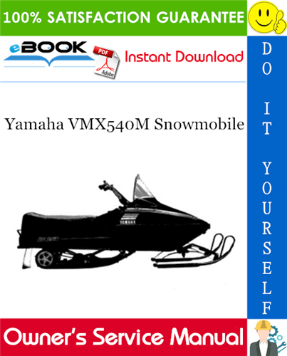 Thumbnail ☆☆ Best ☆☆ Yamaha VMX540M Snowmobile Owners Service Manual