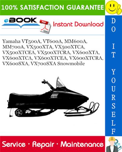 Thumbnail ☆☆ Best ☆☆ Yamaha VT500A, VT600A, MM600A, MM700A, VX500XTA, VX500XTCA, VX500XTCEA, VX500XTCRA, VX600XTA, VX600XTCA, VX600XTCEA, VX600XTCRA, VX600SXA, VX700SXA Snowmobile Se