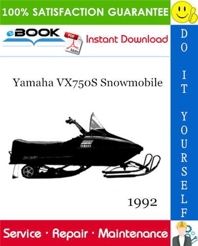 Thumbnail ☆☆ Best ☆☆ 1992 Yamaha VX750S Snowmobile Service Repair Manual