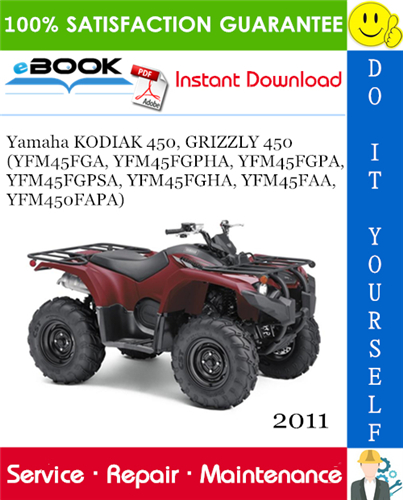 Thumbnail ☆☆ Best ☆☆ 2011 Yamaha KODIAK 450, GRIZZLY 450 (YFM45FGA, YFM45FGPHA, YFM45FGPA, YFM45FGPSA, YFM45FGHA, YFM45FAA, YFM450FAPA) Supplementary Service Manual