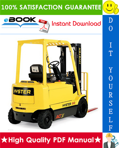 Thumbnail ☆☆ Best ☆☆ Hyster J40Z, J50Z, J60Z, J65Z (A416) Forklift Trucks Service Repair Manual