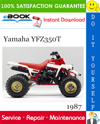 Thumbnail ☆☆ Best ☆☆ 1987 Yamaha YFZ350T ATV Service Repair Manual
