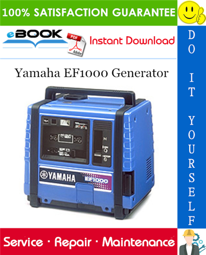 Thumbnail ☆☆ Best ☆☆ Yamaha EF1000 Generator Service Repair Manual 