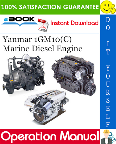 Thumbnail ☆☆ Best ☆☆ Yanmar 1GM10(C) Marine Diesel Engine Operation Manual