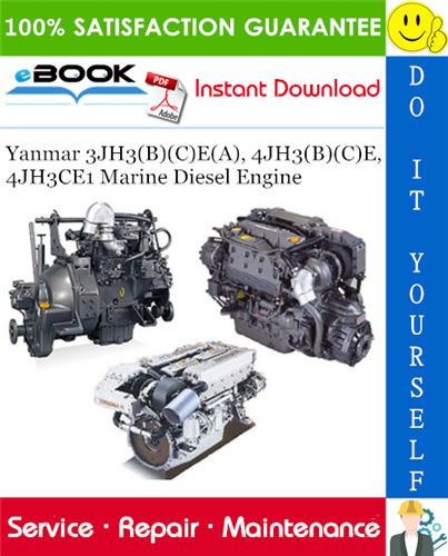 Thumbnail ☆☆ Best ☆☆ Yanmar 3JH3(B)(C)E(A), 4JH3(B)(C)E, 4JH3CE1 Marine Diesel Engine Service Repair Manual 