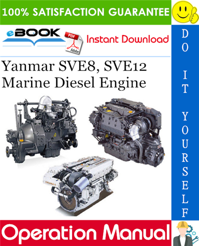 Thumbnail ☆☆ Best ☆☆ Yanmar SVE8, SVE12 Marine Diesel Engine Operation Manual