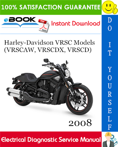 Thumbnail ☆☆ Best ☆☆ 2008 Harley-Davidson VRSC Models (VRSCAW, VRSCDX, VRSCD) Electrical Diagnostic Service Manual 