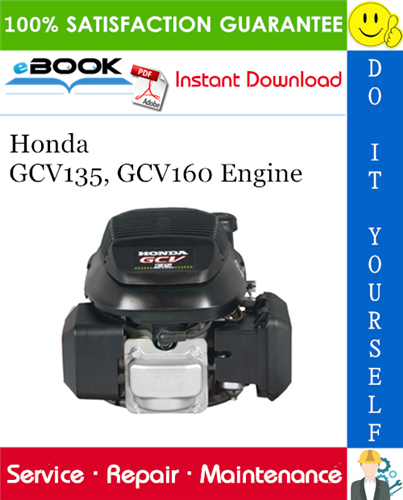 Thumbnail ☆☆ Best ☆☆ Honda GCV135, GCV160 Engine Service Repair Manual