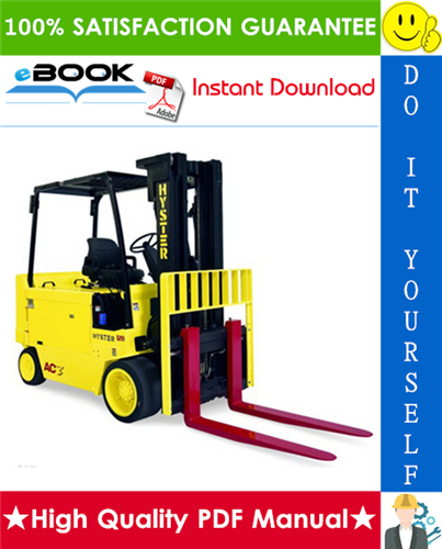 Thumbnail ☆☆ Best ☆☆ Hyster E70Z, E80Z, E100Z, E120Z, E100ZS (D098) Forklift Trucks Service Repair Manual