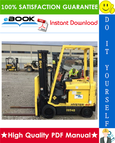 Thumbnail ☆☆ Best ☆☆ Hyster E25XM2, E30XM2, E35XM2, E40XM2S (D114) Electric Forklift Trucks Service Repair Manual