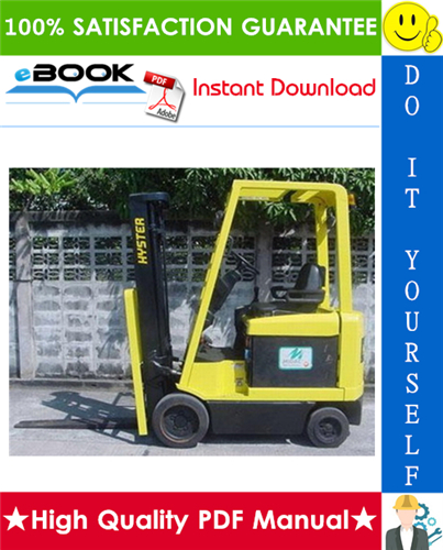 Thumbnail ☆☆ Best ☆☆ Hyster E25XM, E30XM, E35XM, E40XMS (Pre-SEM) [D114] Electric Forklift Trucks Service Repair Manual