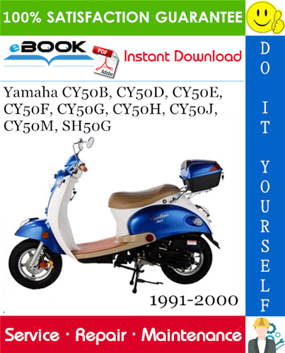 Thumbnail ☆☆ Best ☆☆ Yamaha CY50B, CY50D, CY50E, CY50F, CY50G, CY50H, CY50J, CY50M, SH50G Scooter Service Repair Manual 1991-2000 Download Thumbnail ☆☆ Best ☆☆ Yamaha CY50B, CY50D, CY50E, CY50F, CY50G, CY50H, CY50J, CY50M, SH50G Scooter Service Repair Manual 1991-2000 Download