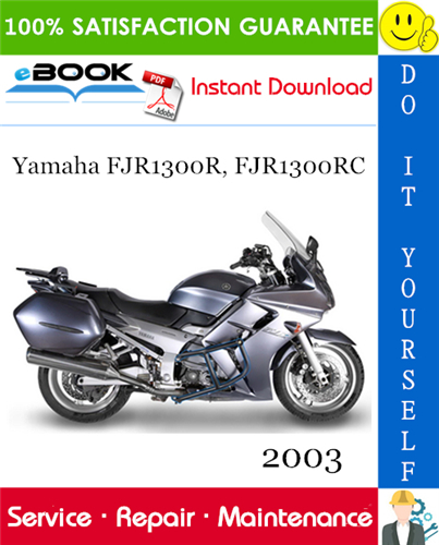 Thumbnail ☆☆ Best ☆☆ 2003 Yamaha FJR1300R, FJR1300RC Motorcycle Service Repair Manual 