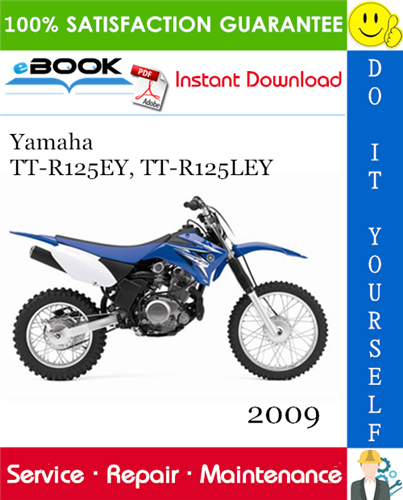 Thumbnail ☆☆ Best ☆☆ 2009 Yamaha TT-R125EY, TT-R125LEY Motorcycle Service Repair Manual 