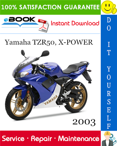 Thumbnail ☆☆ Best ☆☆ 2003 Yamaha TZR50, X-POWER Motorcycle Service Repair Manual 