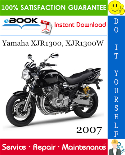 Thumbnail ☆☆ Best ☆☆ 2007 Yamaha XJR1300, XJR1300W Motorcycle Service Repair Manual 