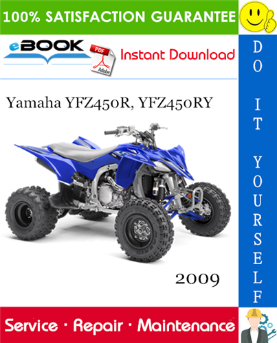 Thumbnail ☆☆ Best ☆☆ 2009 Yamaha YFZ450R, YFZ450RY ATV Service Repair Manual 