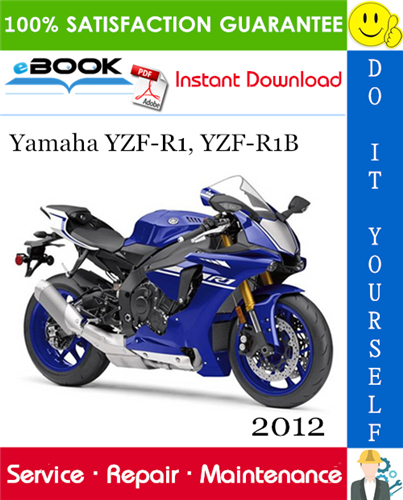 Thumbnail ☆☆ Best ☆☆ 2012 Yamaha YZF-R1, YZF-R1B Motorcycle Service Repair Manual