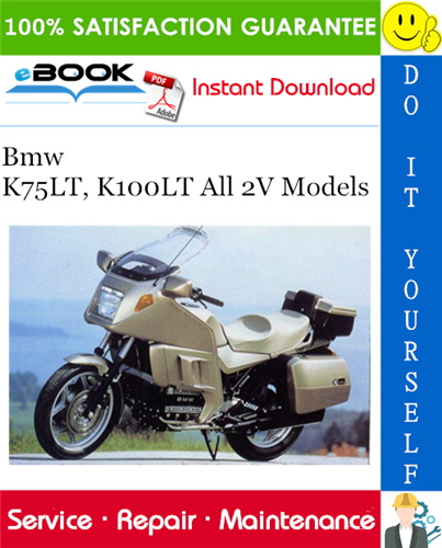 Thumbnail ☆☆ Best ☆☆ Bmw K75LT, K100LT All 2V Models Motorcycle Service Repair Manual