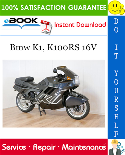 Thumbnail ☆☆ Best ☆☆ Bmw K1, K100RS 16V Motorcycle Service Repair Manual